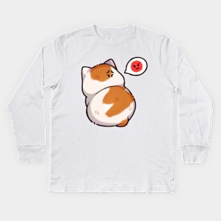 Angry Kitty Kids Long Sleeve T-Shirt